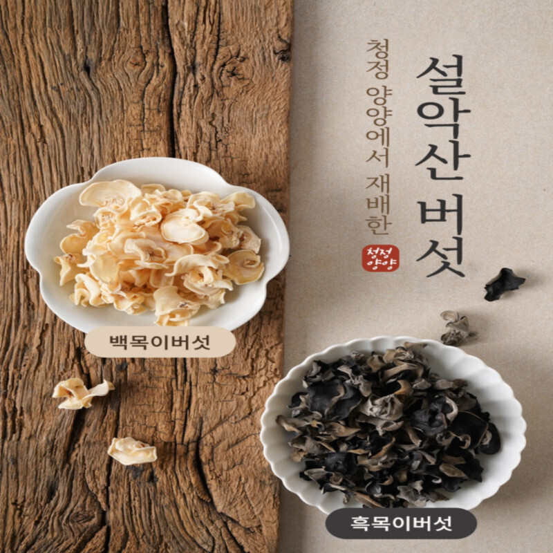 설악산목이버섯,설악산초록농장 생목이버섯(1kg)